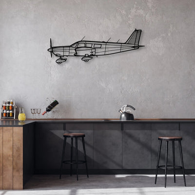 B737 300 Classic Aircraft Silhouette Metal Wall Art - Aviation Hangar Decor