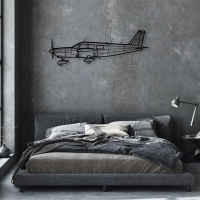 B737 300 Classic Aircraft Silhouette Metal Wall Art - Aviation Hangar Decor