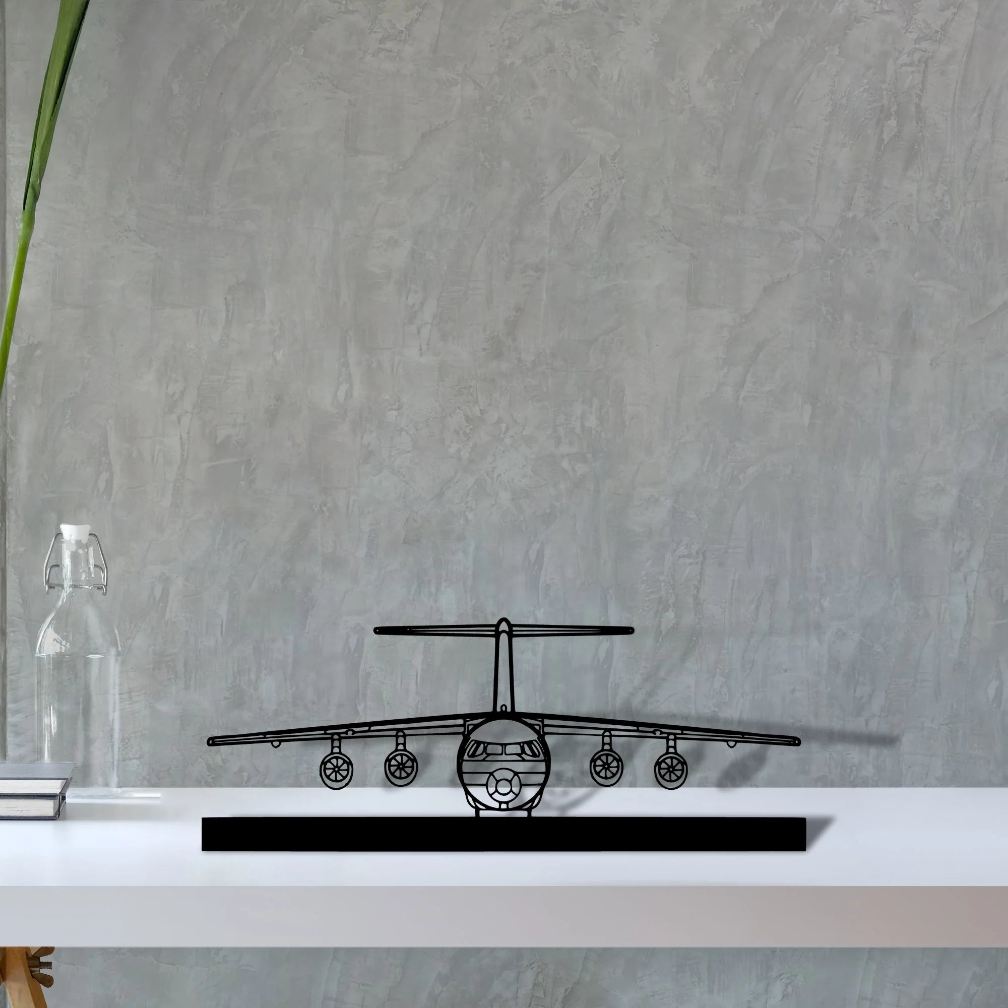 bae-146 Silhouette Metal Art Stand - Aero Silhouette