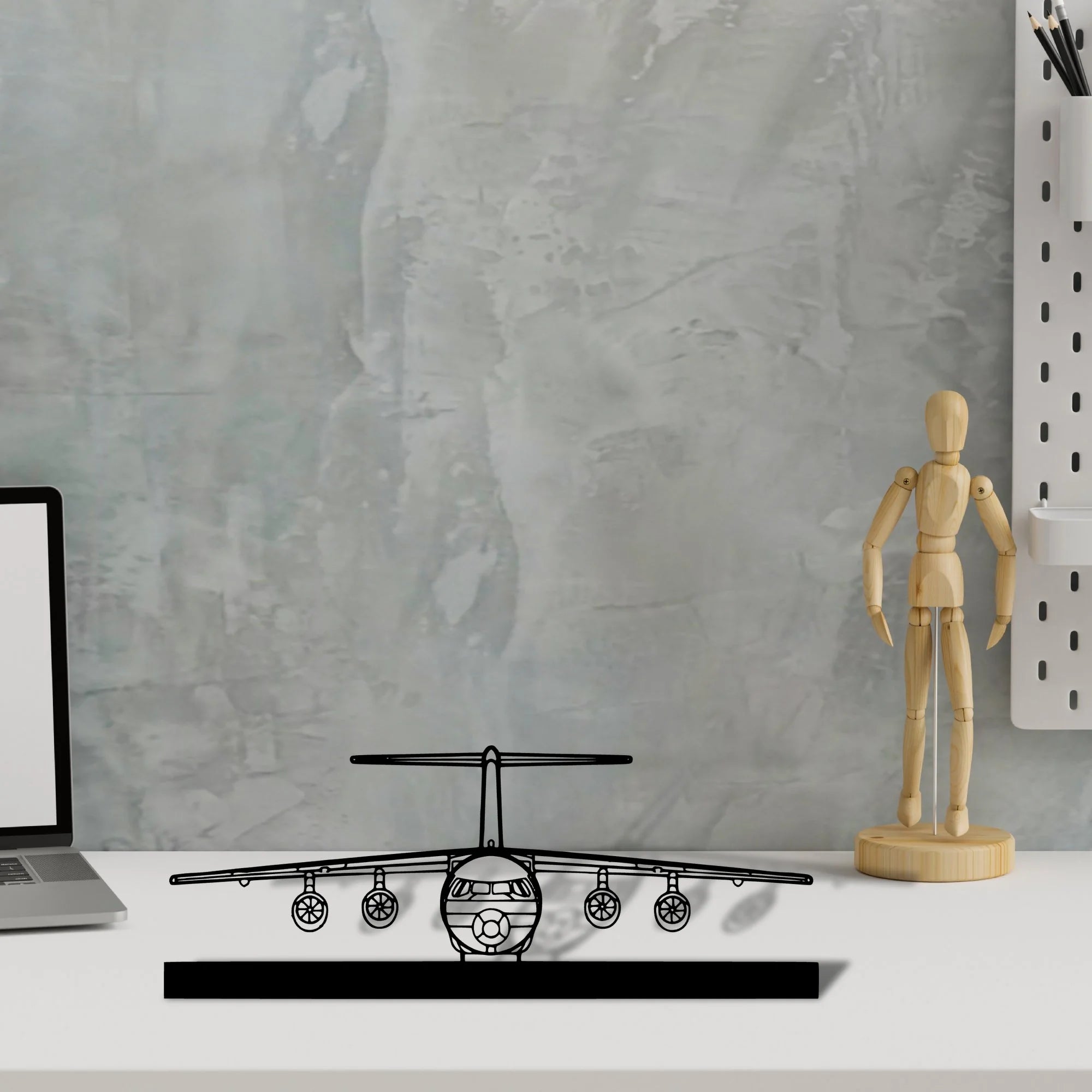 bae-146 Silhouette Metal Art Stand - Aero Silhouette