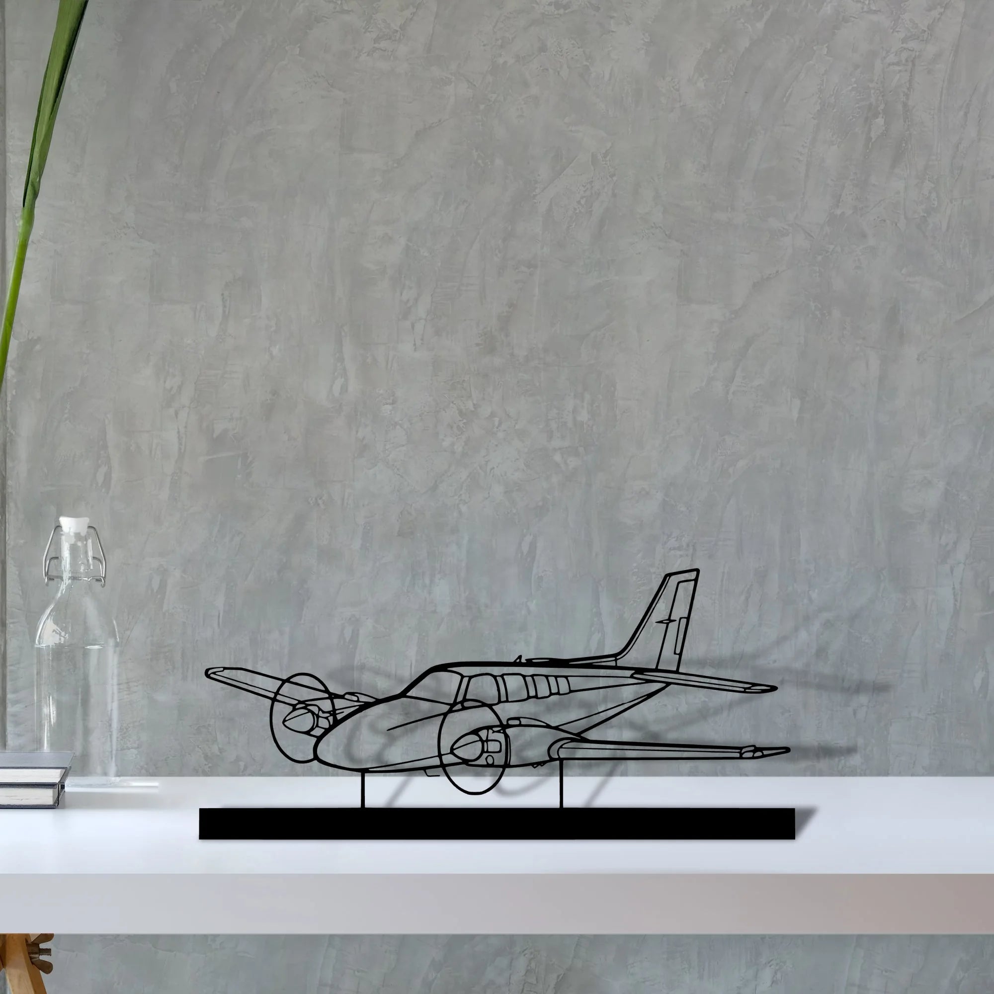 baron-58-2 Silhouette Metal Art Stand - Aero Silhouette