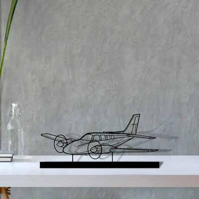 baron-58-2 Silhouette Metal Art Stand - Aero Silhouette