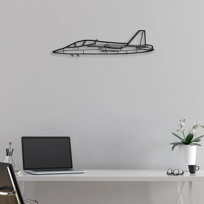 Baron G58 Classic Aircraft Silhouette Metal Wall Art - Aviation Hangar Decor