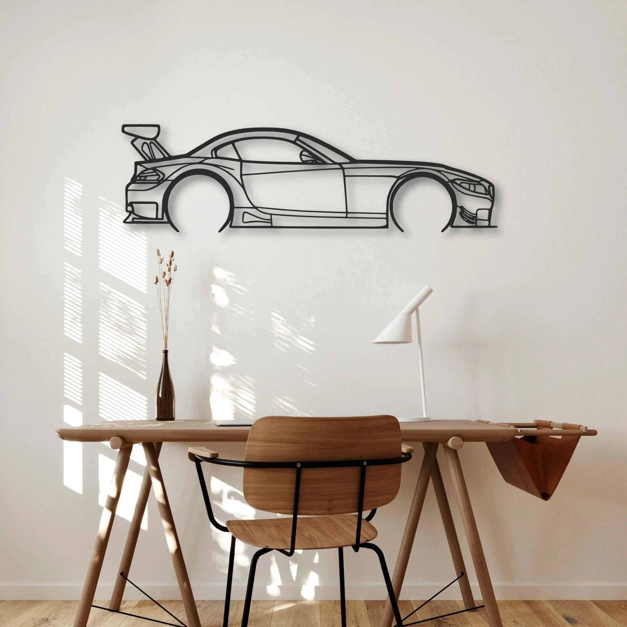 BMW Z4 E89 Classic Silhouette Metal Wall Art - Automotive Garage Decor