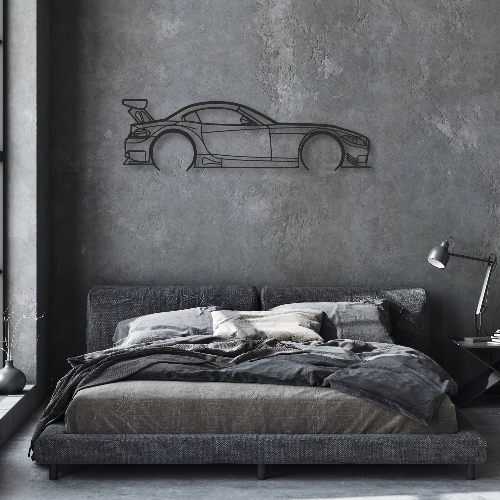 bmw z4 e89 Classic Silhouette Metal Wall Art - Automotive Garage Decor