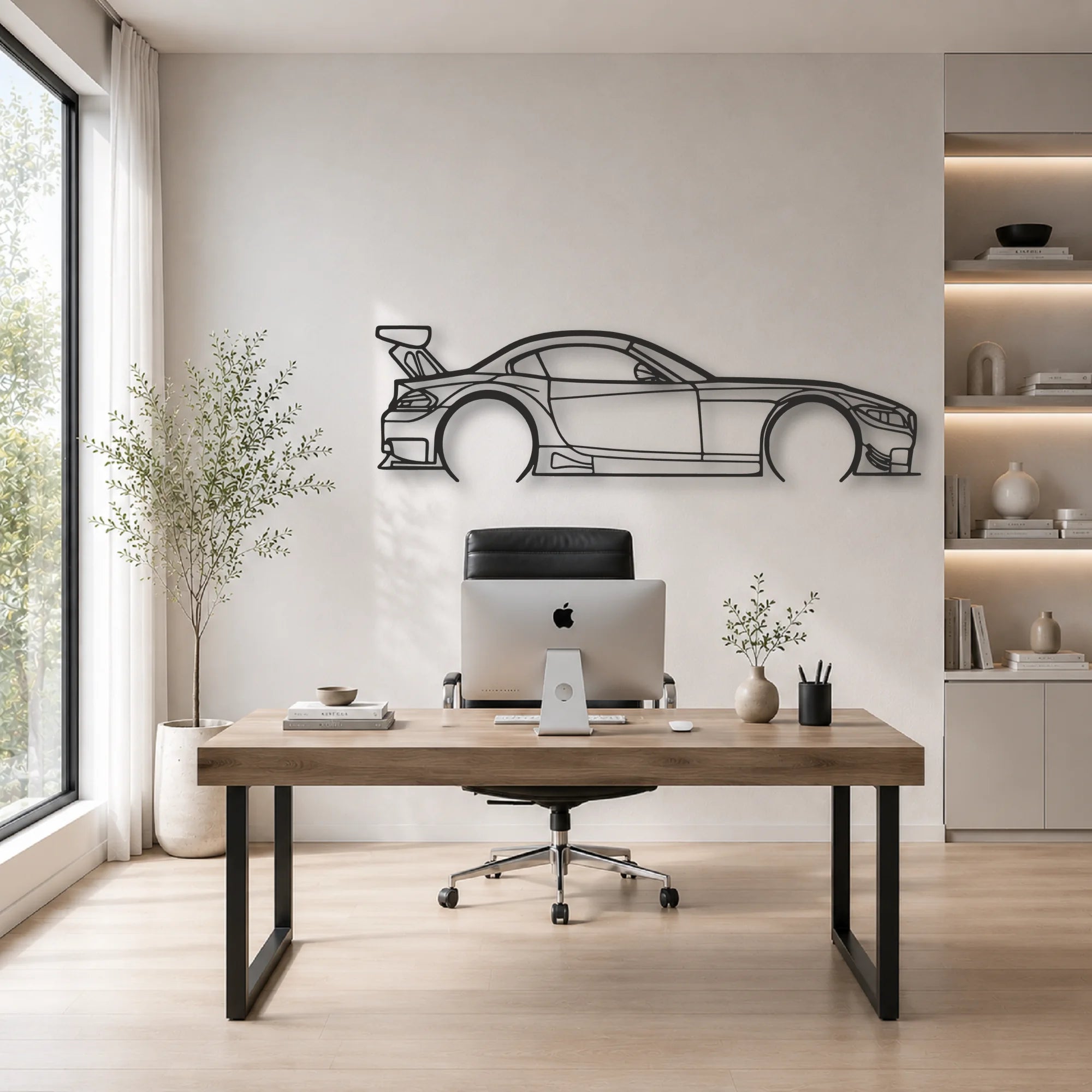 BMW Z4 E89 Classic Silhouette Metal Wall Art - Automotive Garage Decor