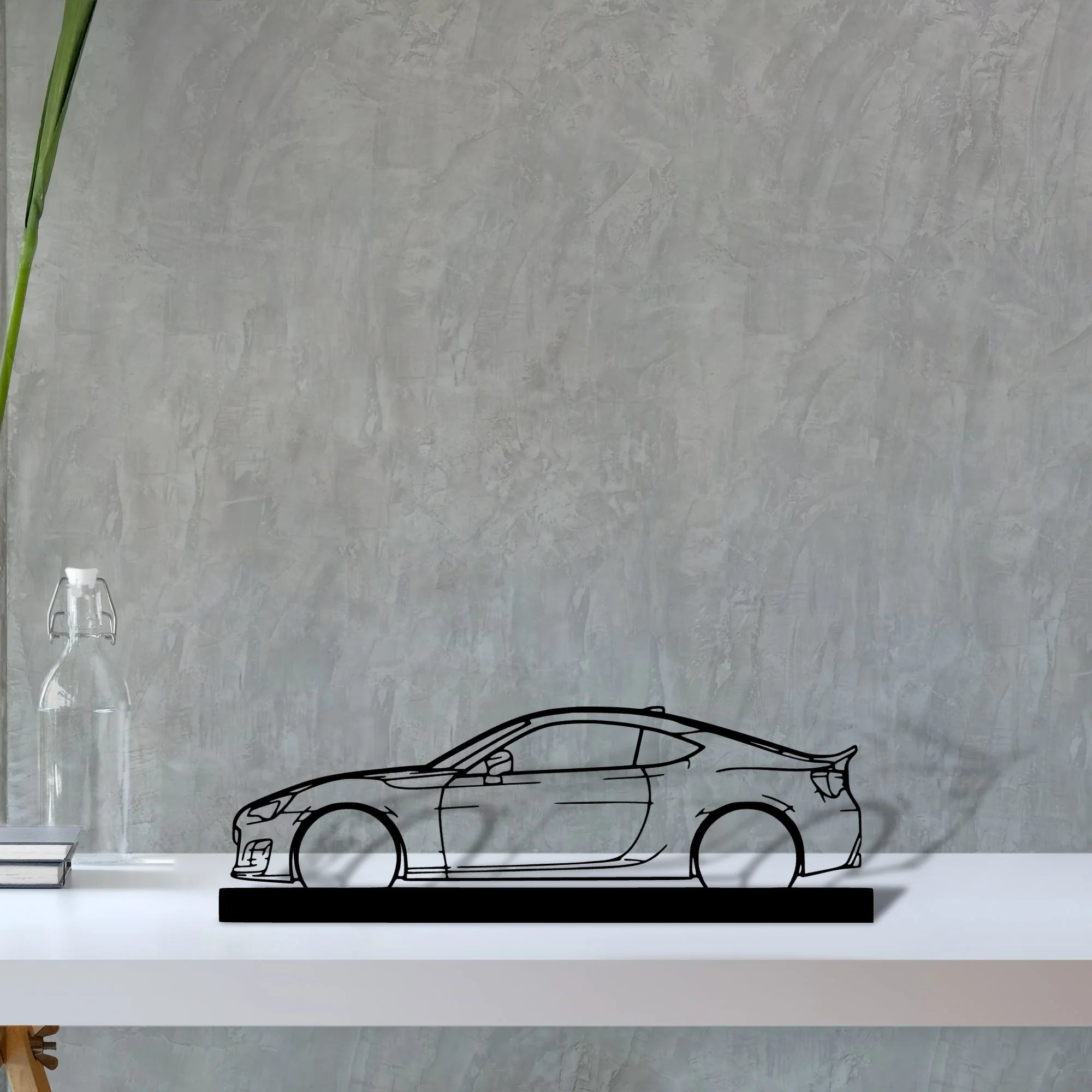 brz-2013 Silhouette Metal Art Stand - Aero Silhouette