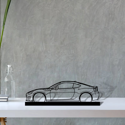 brz Silhouette Metal Art Stand - Aero Silhouette
