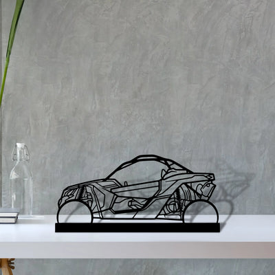 buggy-x3 Silhouette Metal Art Stand - Aero Silhouette