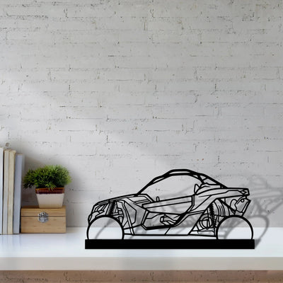 buggy-x3 Silhouette Metal Art Stand - Aero Silhouette