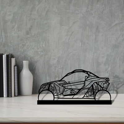 buggy-x3 Silhouette Metal Art Stand - Aero Silhouette