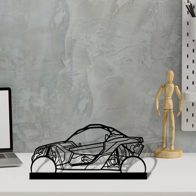 buggy-x3 Silhouette Metal Art Stand - Aero Silhouette