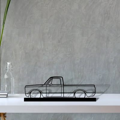 c-10-1971 Silhouette Metal Art Stand - Aero Silhouette