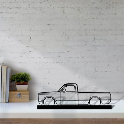 c-10-1971 Silhouette Metal Art Stand - Aero Silhouette