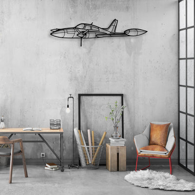 C-130H Hercules Classic Aircraft Silhouette Metal Wall Art - Aviation Hangar Decor
