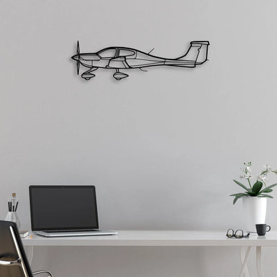 C-165 Classic Aircraft Silhouette Metal Wall Art - Aviation Hangar Decor