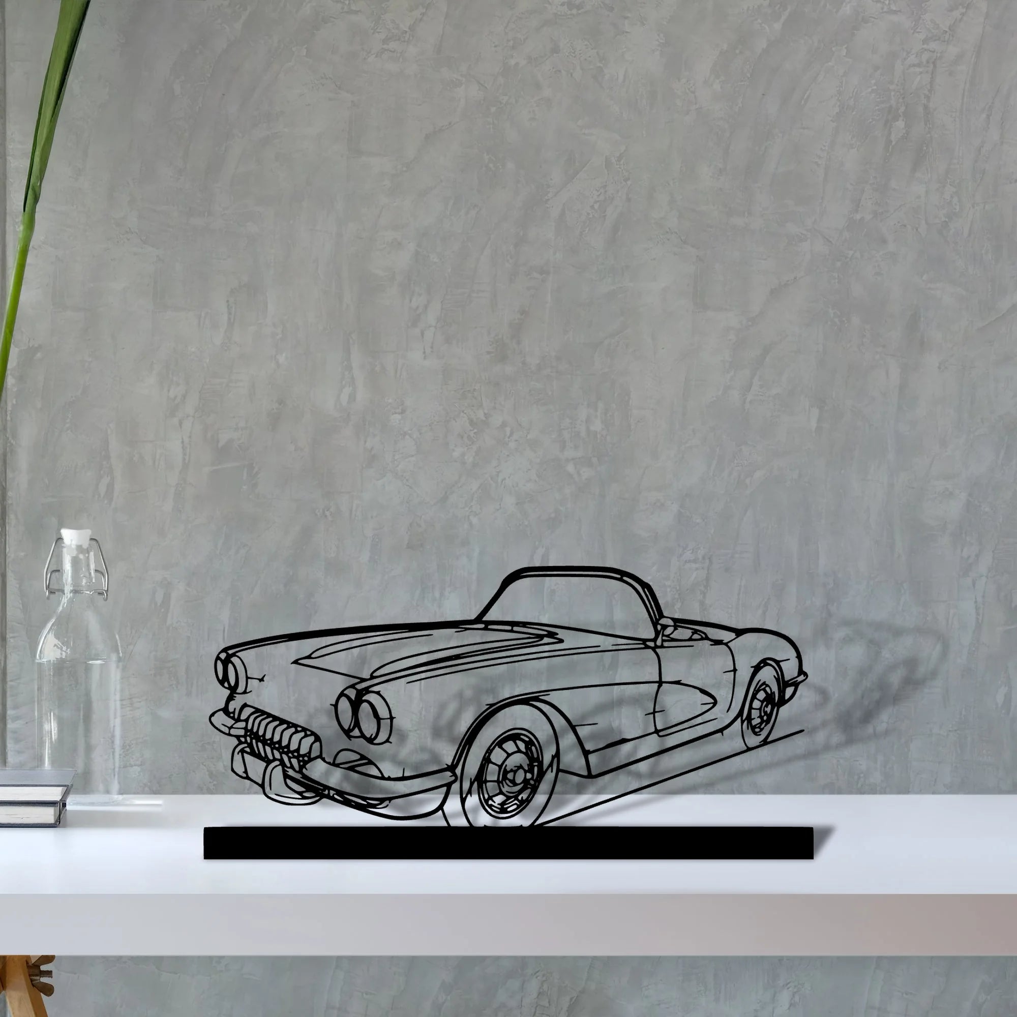 c1-1960 Silhouette Metal Art Stand - Aero Silhouette