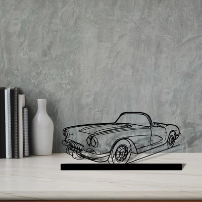 c1-1960 Silhouette Metal Art Stand - Aero Silhouette