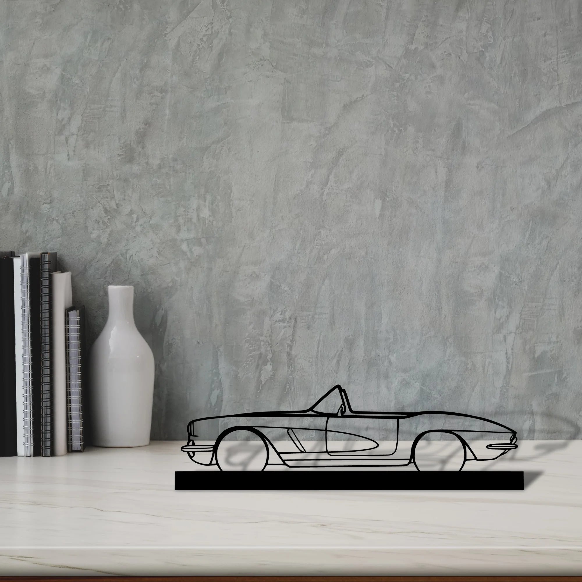 c1-1962 Silhouette Metal Art Stand - Aero Silhouette