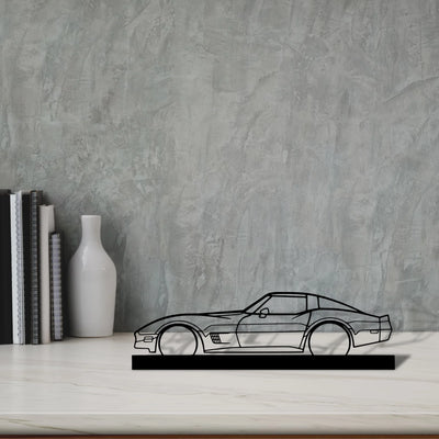 c1-1982 Silhouette Metal Art Stand - Aero Silhouette