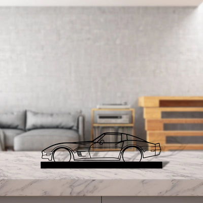 c1-1982 Silhouette Metal Art Stand - Aero Silhouette