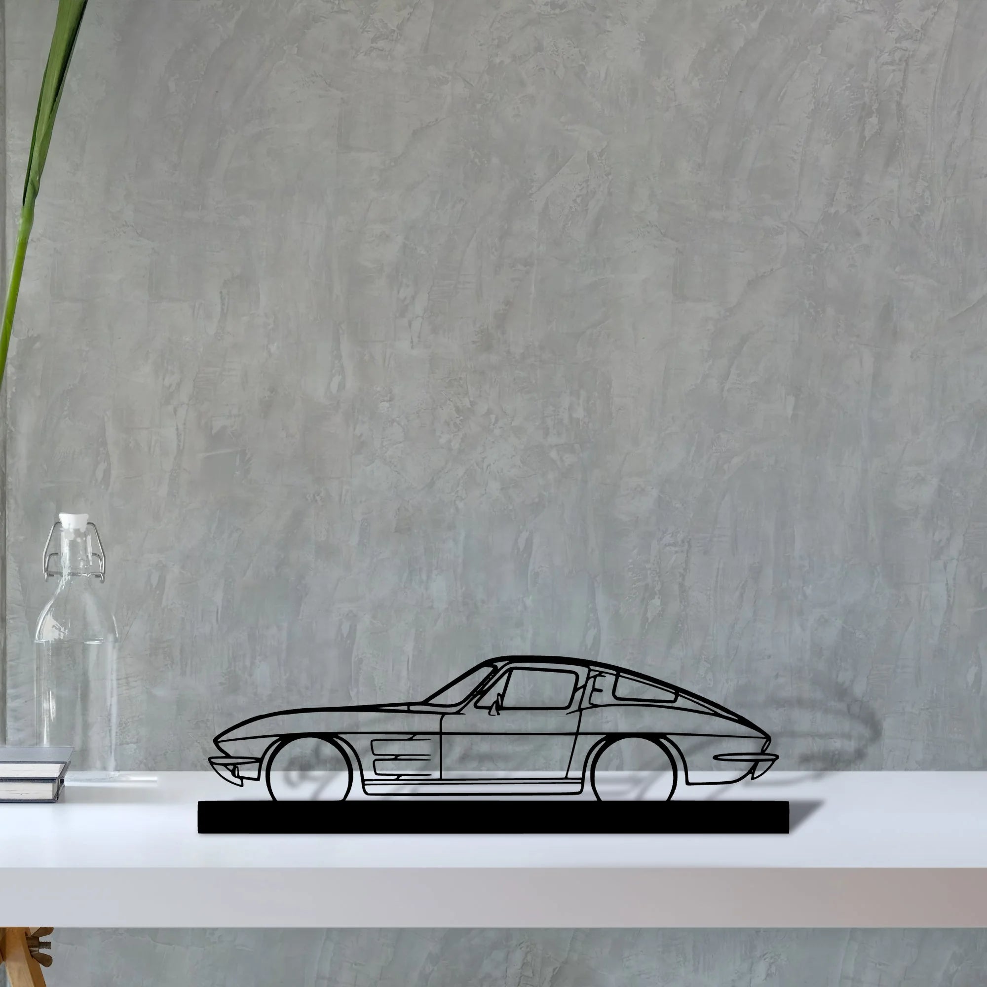 c2-1963 Silhouette Metal Art Stand - Aero Silhouette