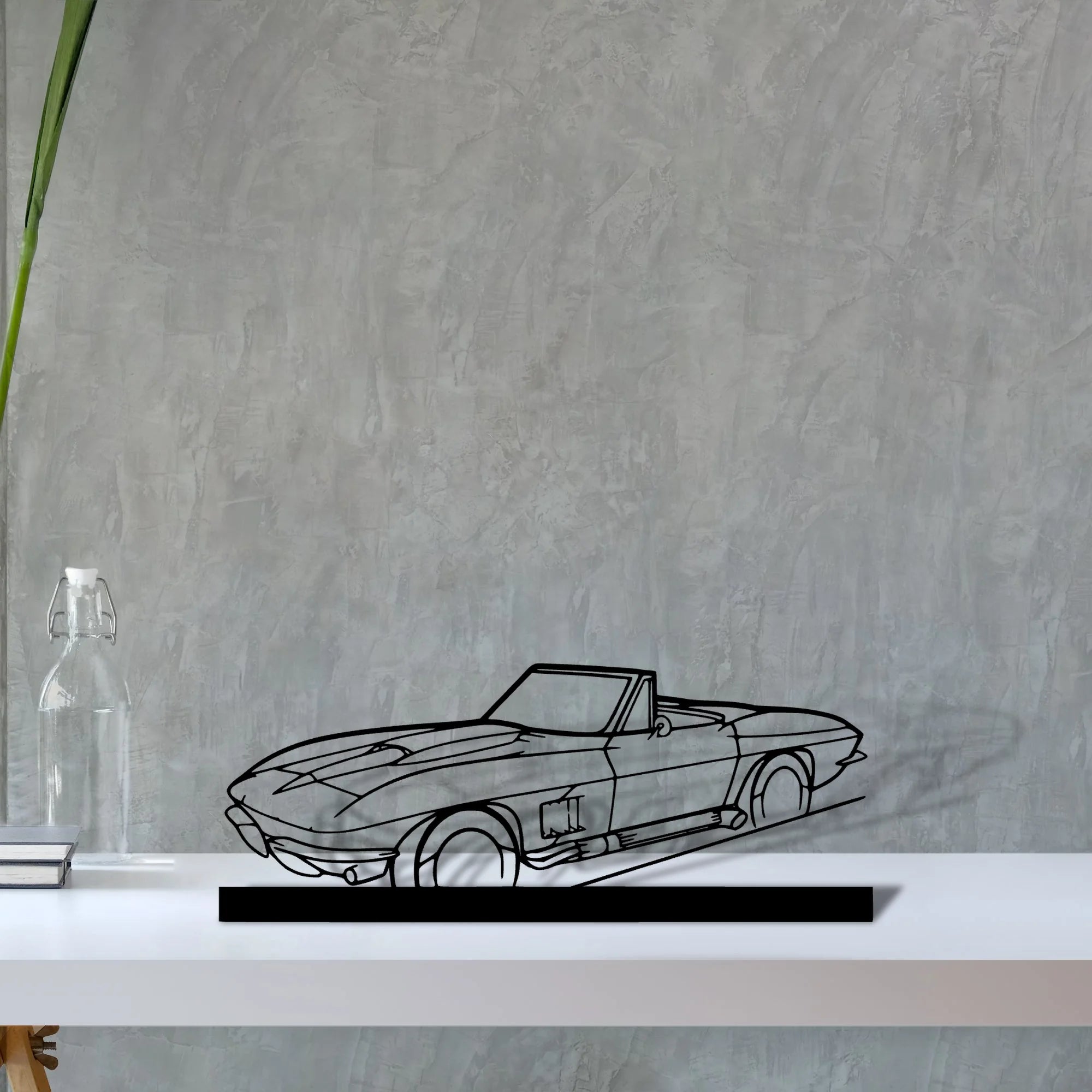 c2 Silhouette Metal Art Stand - Aero Silhouette