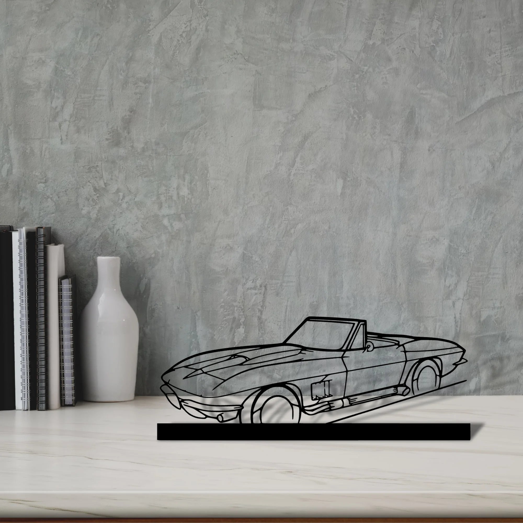 c2 Silhouette Metal Art Stand - Aero Silhouette