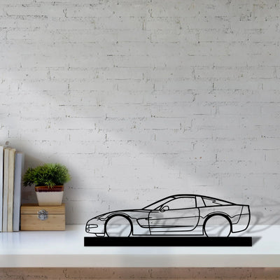 c5 Silhouette Metal Art Stand - Aero Silhouette