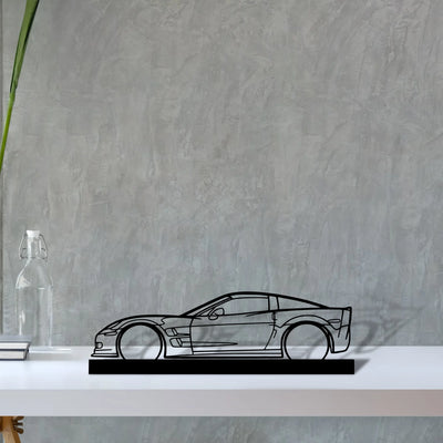 c6-zr1 Silhouette Metal Art Stand - Aero Silhouette