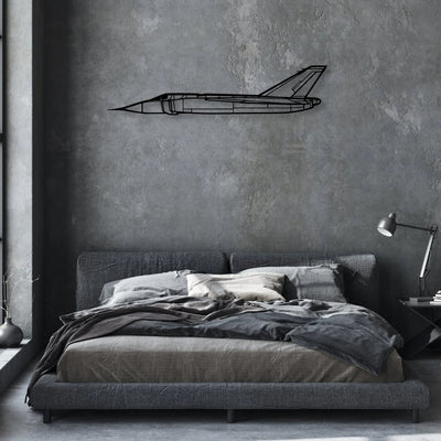 CF-105 Arrow 3 Classic Aircraft Silhouette Metal Wall Art - Aviation Hangar Decor