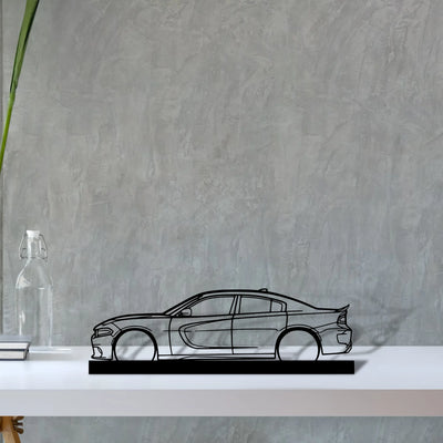 charger-2017-srt Silhouette Metal Art Stand - Aero Silhouette