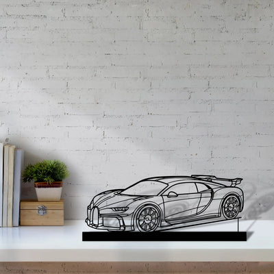 chiron-pur-sport-2021 Silhouette Metal Art Stand - Aero Silhouette