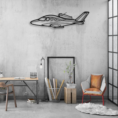 Cirrus SF30 Classic Aircraft Silhouette Metal Wall Art - Aviation Hangar Decor