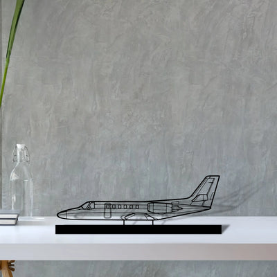 citation-ii-2 Silhouette Metal Art Stand - Aero Silhouette