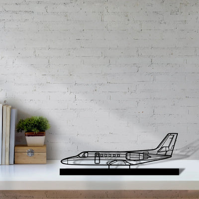 citation-ii Silhouette Metal Art Stand - Aero Silhouette