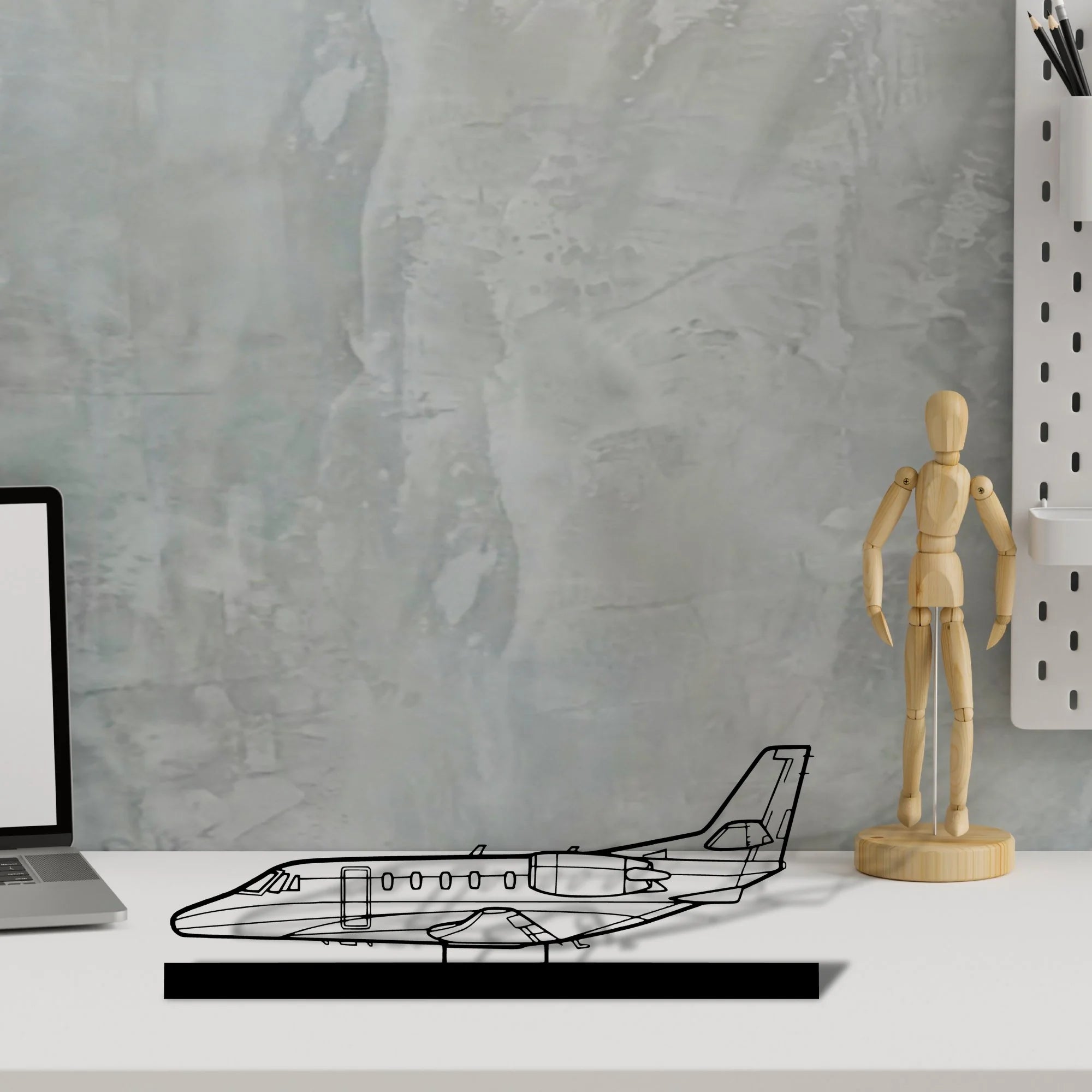 citation-xls-2 Silhouette Metal Art Stand - Aero Silhouette