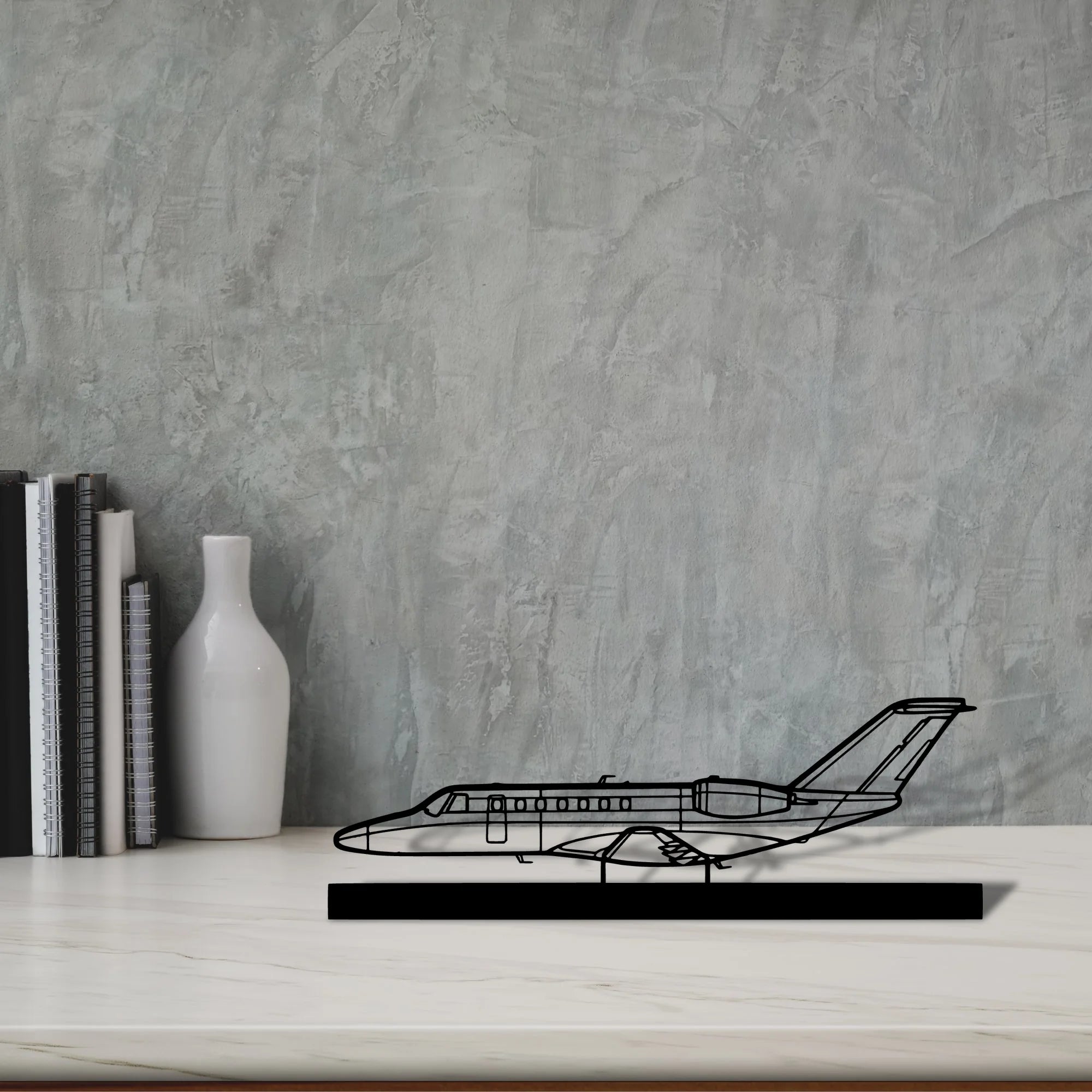 cj3-2 Silhouette Metal Art Stand - Aero Silhouette