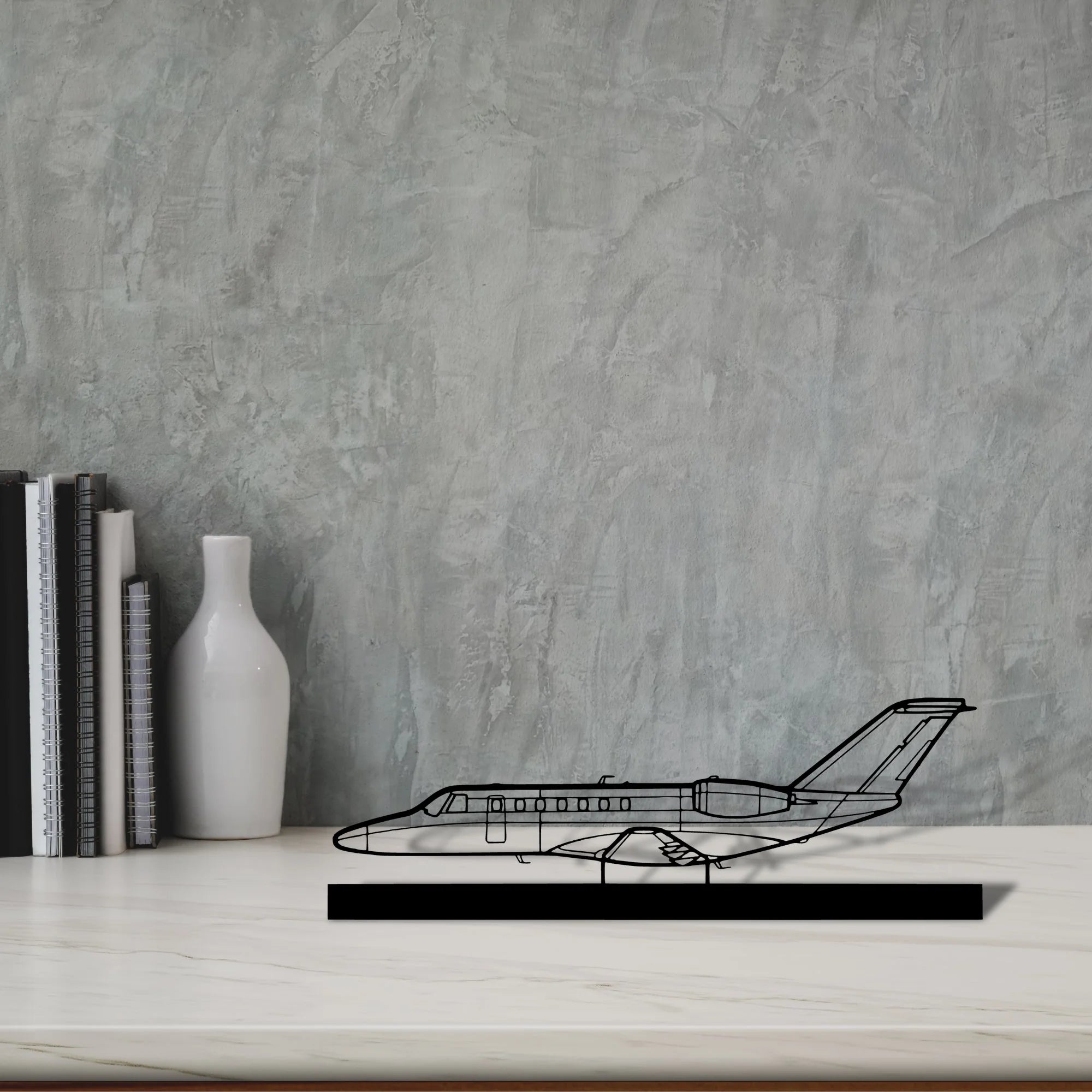 cj3-3 Silhouette Metal Art Stand - Aero Silhouette
