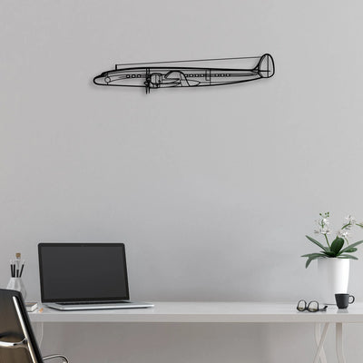 Constellation Classic Aircraft Silhouette Metal Wall Art - Aviation Hangar Decor