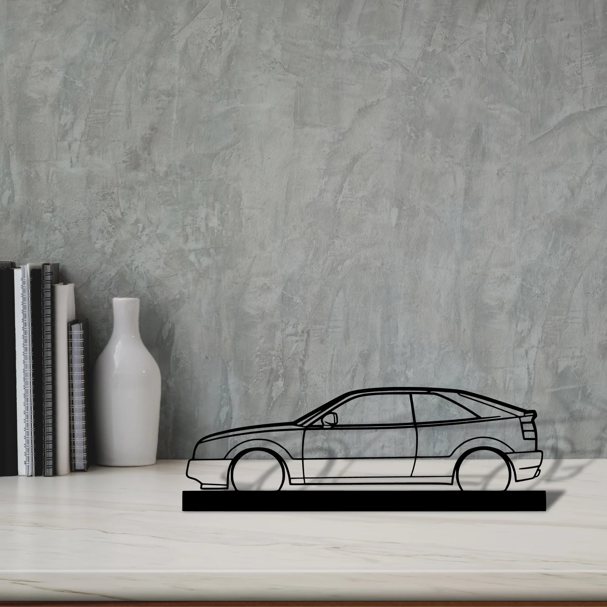 corrado-1990 Silhouette Metal Art Stand - Aero Silhouette