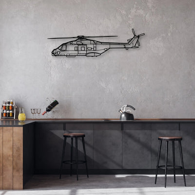 DA20 Classic Aircraft Silhouette Metal Wall Art - Aviation Hangar Decor