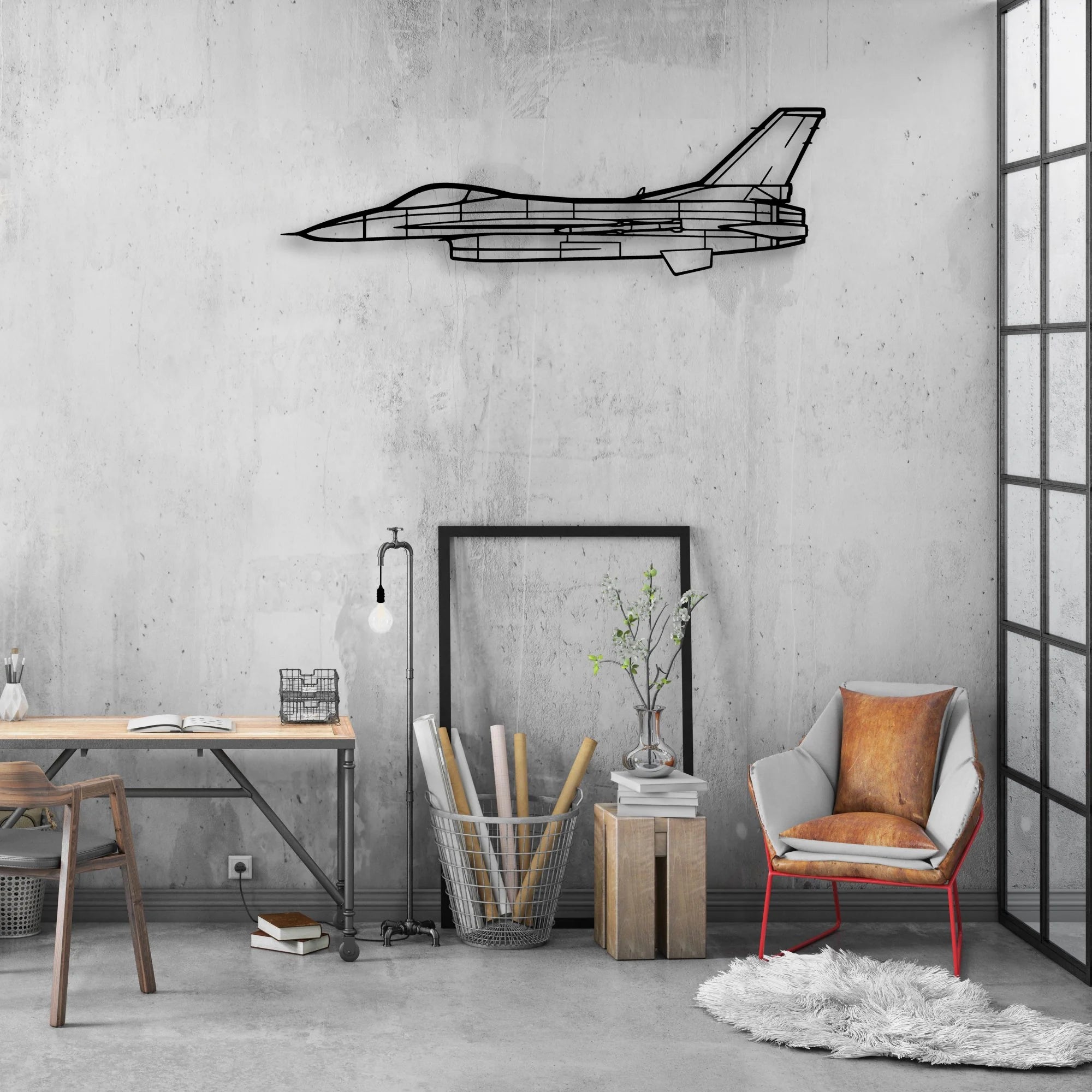 DE Havilland Beaver Classic Aircraft Silhouette Metal Wall Art - Aviation Hangar Decor