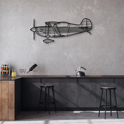DHC-6 Twin Otter Classic Aircraft Silhouette Metal Wall Art - Aviation Hangar Decor