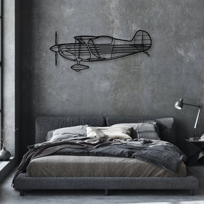 DHC-6 Twin Otter Classic Aircraft Silhouette Metal Wall Art - Aviation Hangar Decor