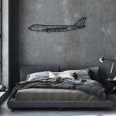 Douglas F-4D Classic Aircraft Silhouette Metal Wall Art - Aviation Hangar Decor