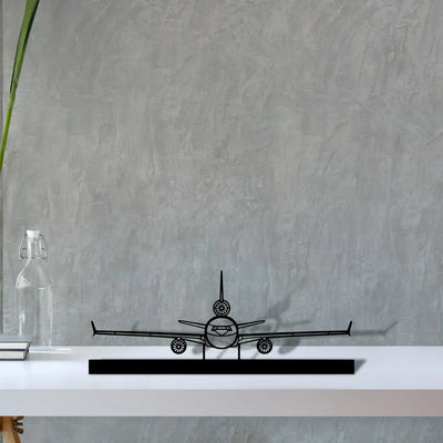 douglas-md-11-front-missiles Silhouette Metal Art Stand - Aero Silhouette