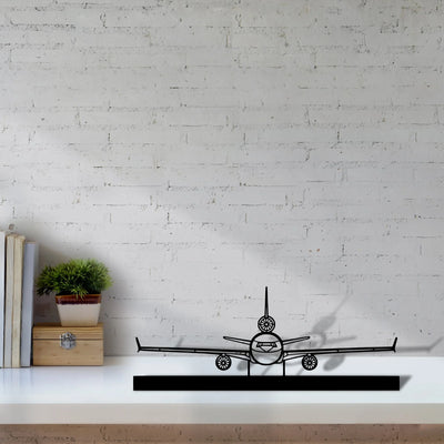 douglas-md-11-front-missiles Silhouette Metal Art Stand - Aero Silhouette