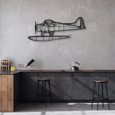 Douglas MD-11 Classic Aircraft Silhouette Metal Wall Art - Aviation Hangar Decor
