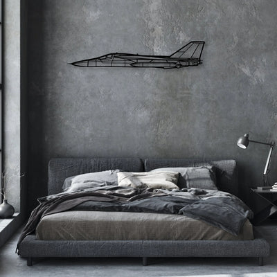 E-2D Hawkeye Classic Aircraft Silhouette Metal Wall Art - Aviation Hangar Decor